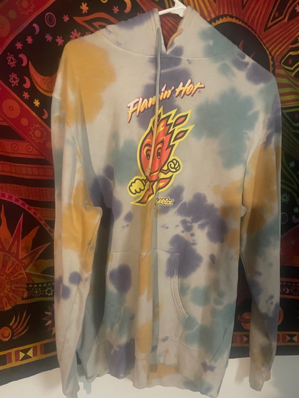 Flaming hot Cheetos hoodie